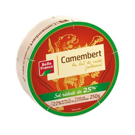 Belle France Camembert -Sel 250G Bf