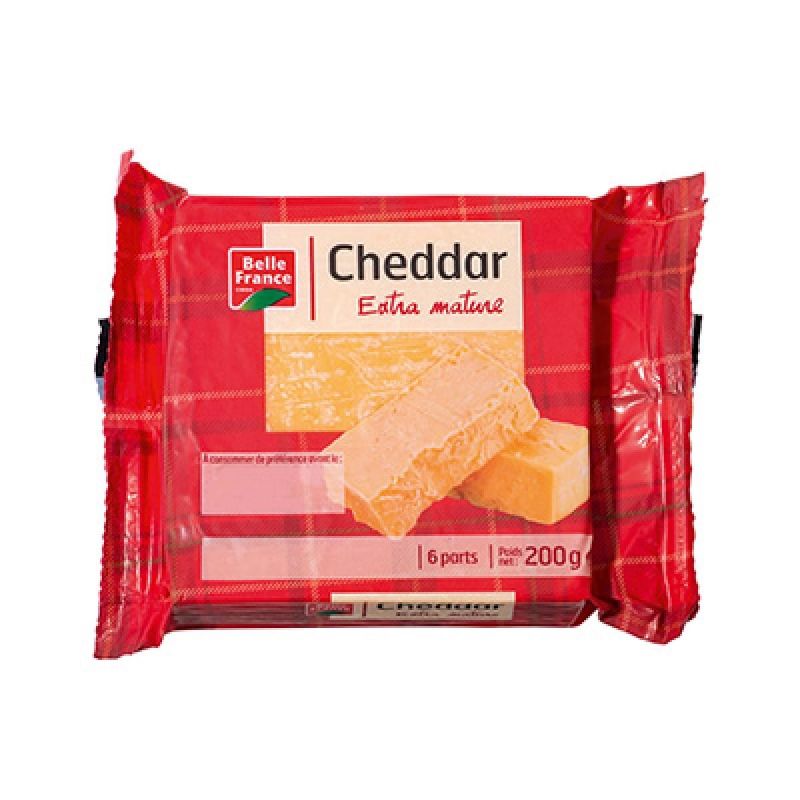 Belle France Cheddar Portion 200G. Bf
