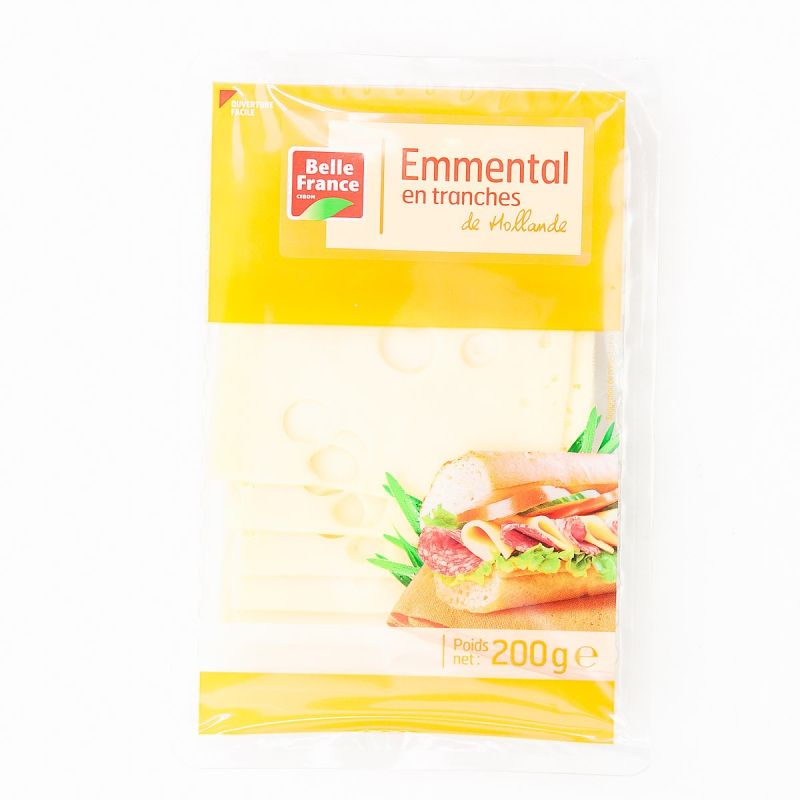 Belle France Tranch.Emmental 200G. Bf