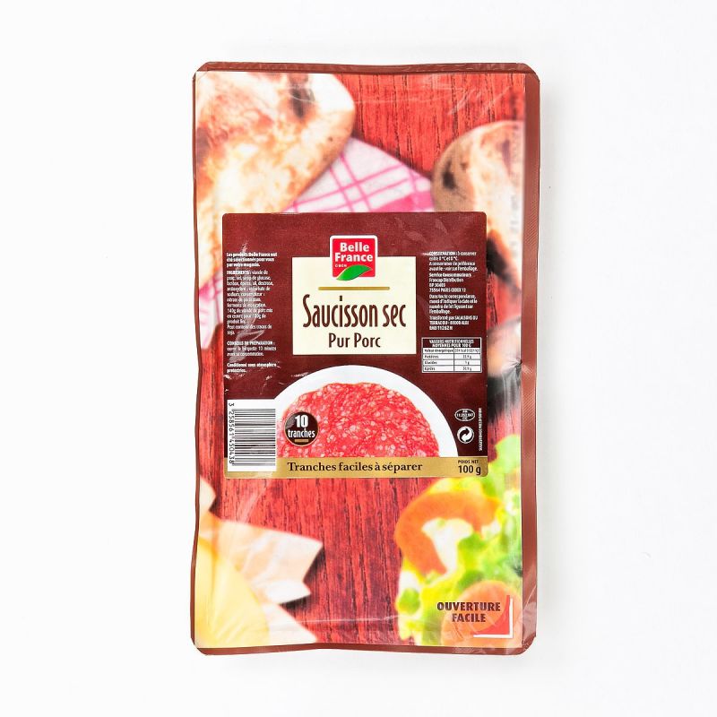 Belle France Saucisson Sec10Tr 100G Bf