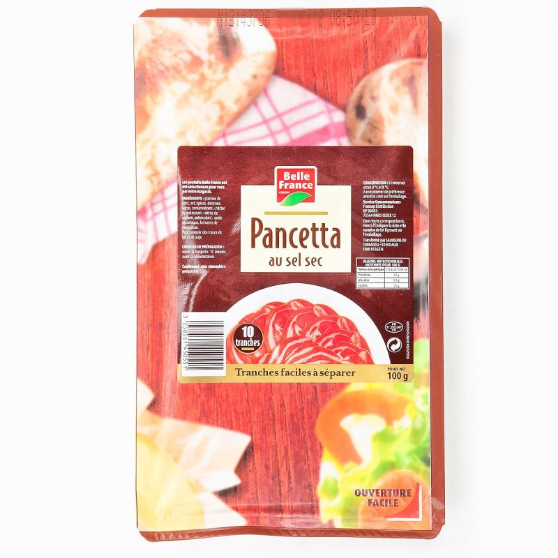 Belle France Pancetta 10Tr 100G Bf