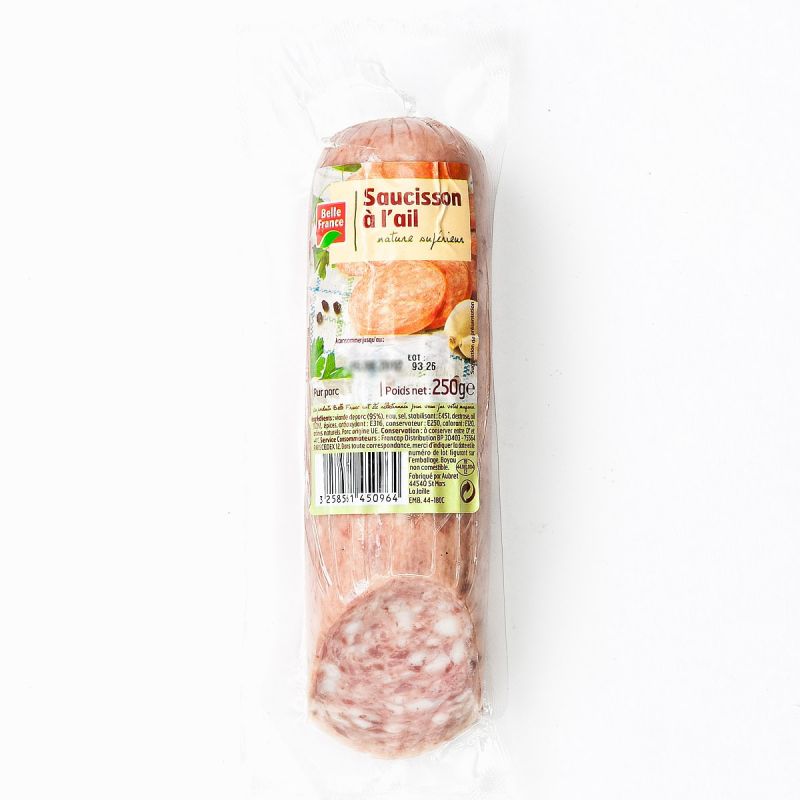 Belle France Sauciss.Ail Nat.250G Bf