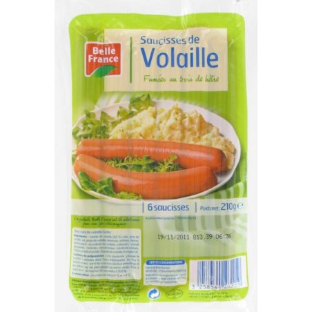 Belle France Saucis.Volaille X6 210 Bf