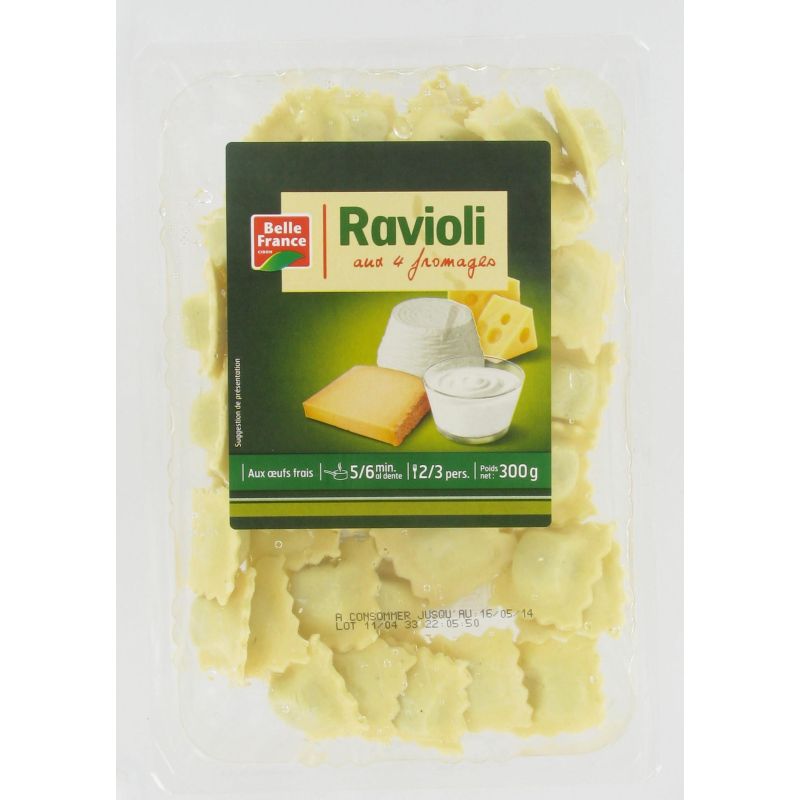 Belle France Ravioli 4 Fromages 300 Bf