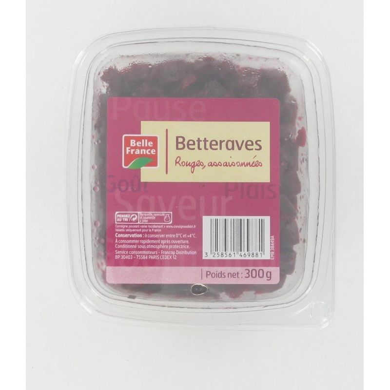 Belle France Betteraves Rouges 300G Bf