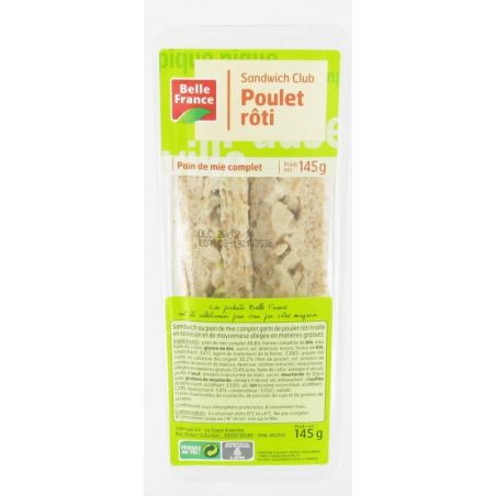 Belle France Sandw.Club.Poulet 145G Bf