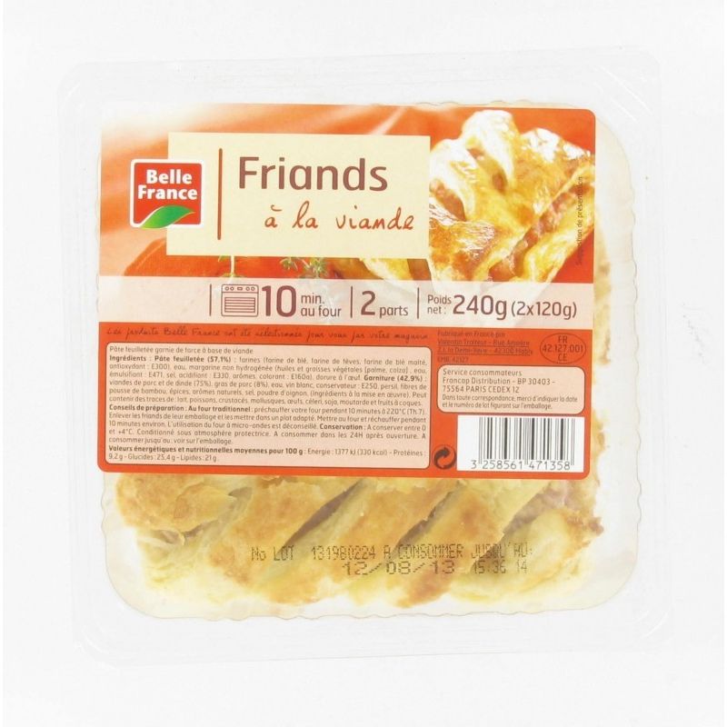 Belle France Friands Viande 2X120G Bf