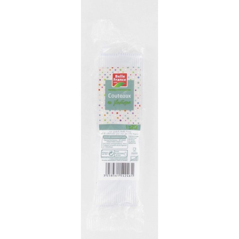Belle France P20 Couteaux Plastique Bf