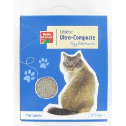 Belle France Litiere 4Kg Compacte Pour Chat Avec Bec Verseur