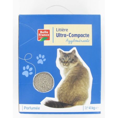 Belle France Litiere 4Kg Compacte Pour Chat Avec Bec Verseur