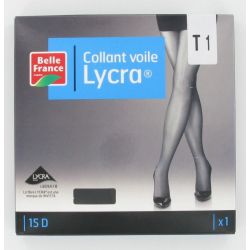 Belle France Col.Voil.Lycra Noir T2 Bf