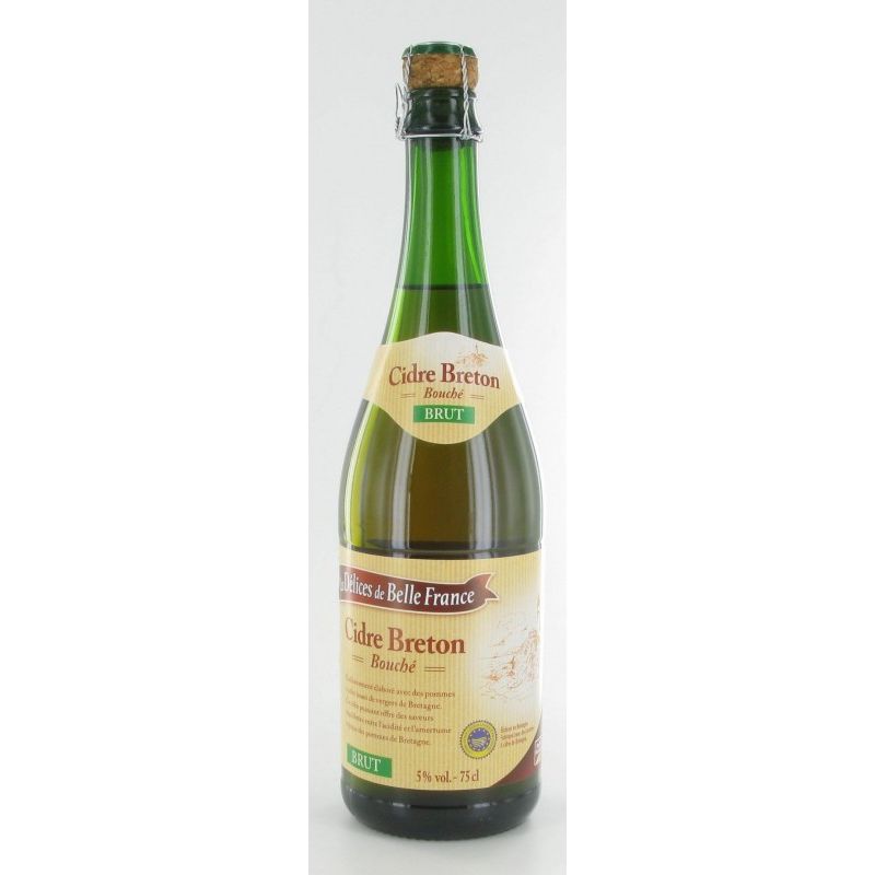 Les Délices De Belle France Cidre Breton Brut Igp 5Ø 75Cl Delice