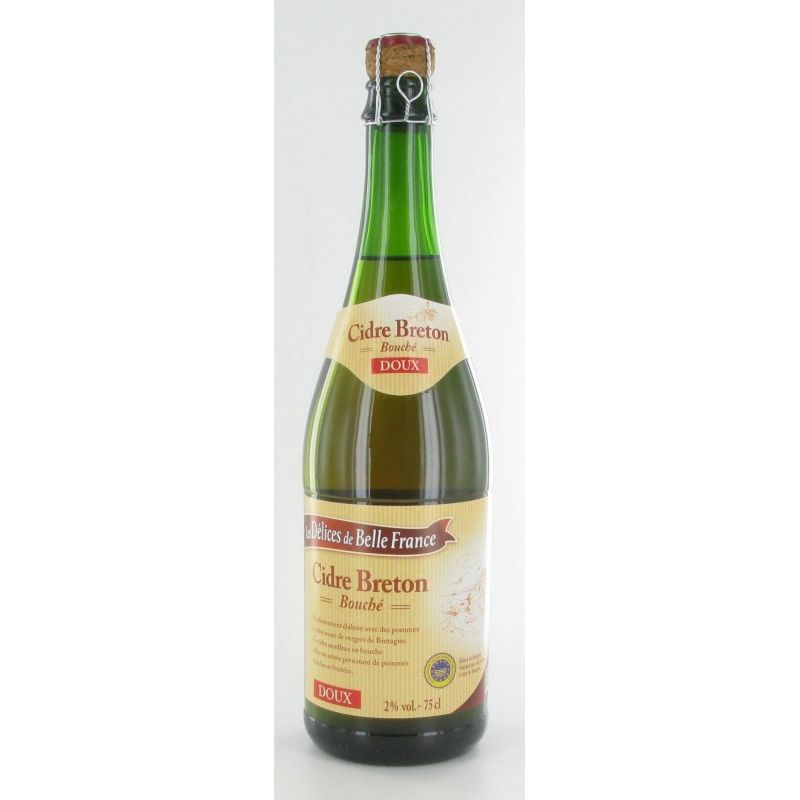 Les Délices De Belle France Cidre Breton Doux Igp 2Ø 75Cl Delice