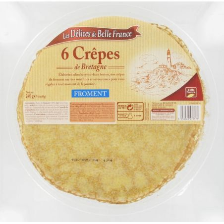 Les Délices De Belle France Crep.Froment X6 240G Dbf