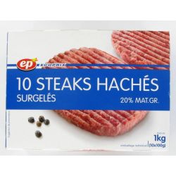Ecoprix Steak Hachex10 20%Mg Ep