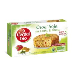 Céréal Bio Plats Cuisinés Croq' Soja/Curry/Pavot : Les 2 De 100 G