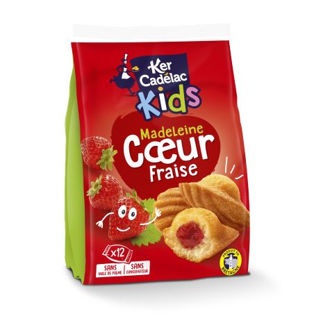 Kercadelac Sa.Madeleine Coeur Fraise 420G Ker Cadelac