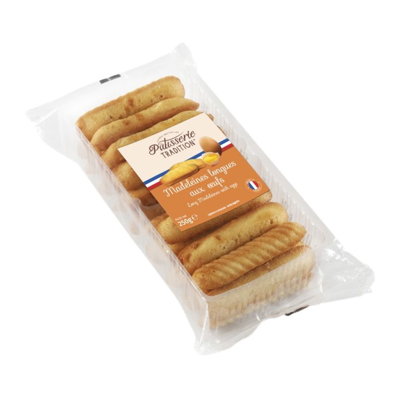 Patisserie Gourmande 250G Madeleines Longues Natures