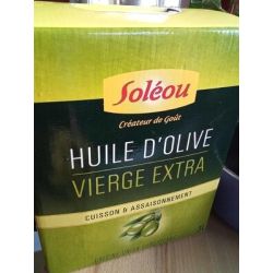 Soleou 3L Huile Olive Vierge Extra