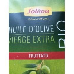 Huile d'olive BIO Fruitée - Bouteille 25cl - Soléou, créateur de goût