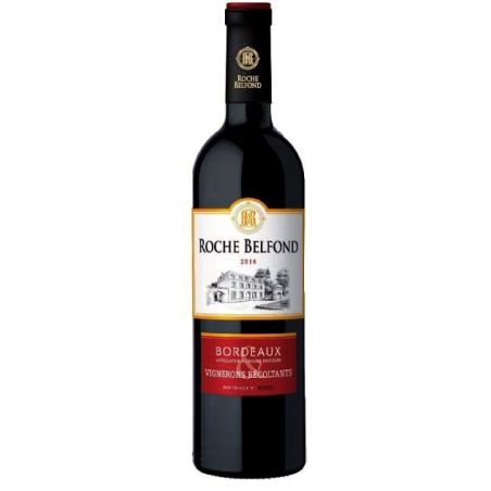 Roche Belfond Vin Rouge Bordeaux : La Bouteille De 75Cl