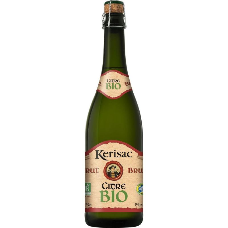 Kerisac Cidre Bouché Breton Brut Bio 2,5% 75Cl