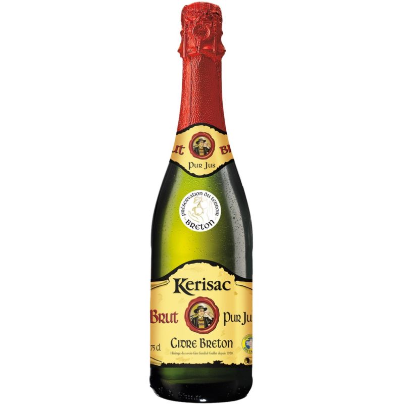 Kerisac Cidre Pur Jus Brut Igp 5,5% 75Cl