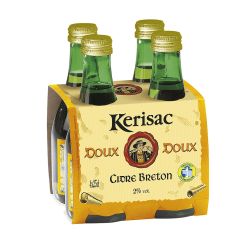 Kerisac Cidre Doux : Le Pack De 4 Bouteilles 25Cl
