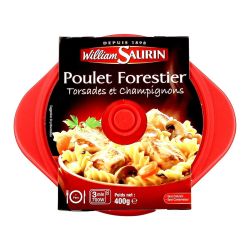 William Saurin Plat Cuisiné Poulet Forestier : La Cocotte De 400 G