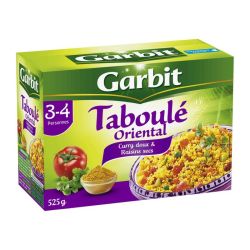Garbit Taboulé Oriental Curry Raisins Secs 525G