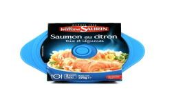 William Saurin Plat Cuisiné Saumon Au Citron Riz : La Barquette De 370 G