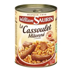 William Saurin Plat Cuisiné Cassoulet Mitonné : La Boite De 420 G