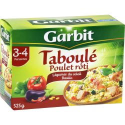 William Saurin Taboulé Poulet Rôti Légumes Du Soleil Et Basilic : La Boite De 525G