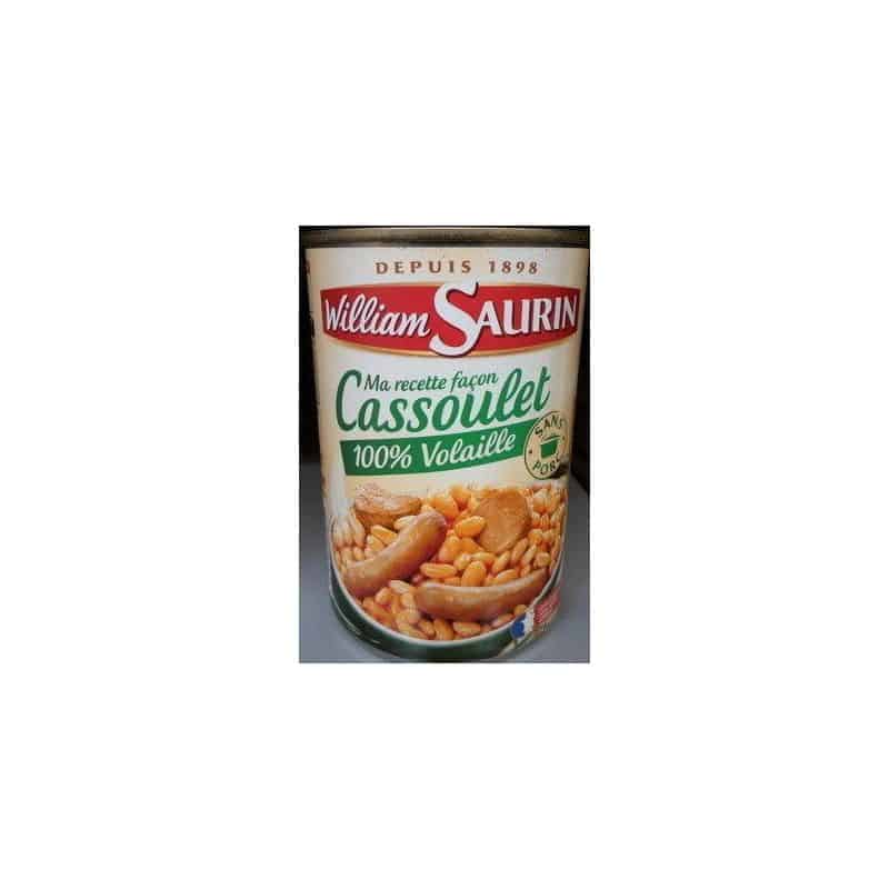 William Saurin 420G Cassoul.100% Volaille Ws
