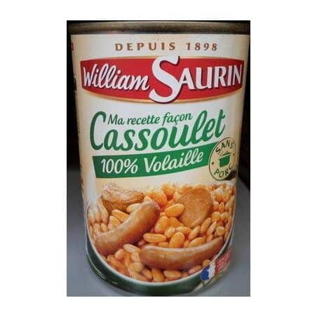 William Saurin 420G Cassoul.100% Volaille Ws