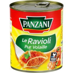 Panzani Plat Cuisiné Ravioli Pur Volaille : La Boite De 800G