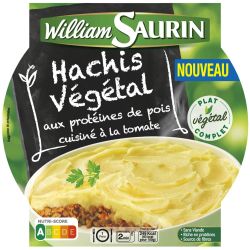 W.Saurin Hachis Végétal Aux Protéines De Pois Cuisiné À La Tomate 300G
