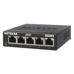 Netgear Switch 5Xrj45 Gs305-300Pes Non-Géré L2 Gigabit Ethernet (10/100/1000) Montage Mural