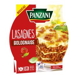Panzani Plat Cuisiné Lasagnes Bolognaise : L'Assiette De 300 G