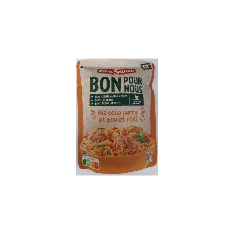 W.Saurin W.Saur Bon Riz Curry Coco 300G