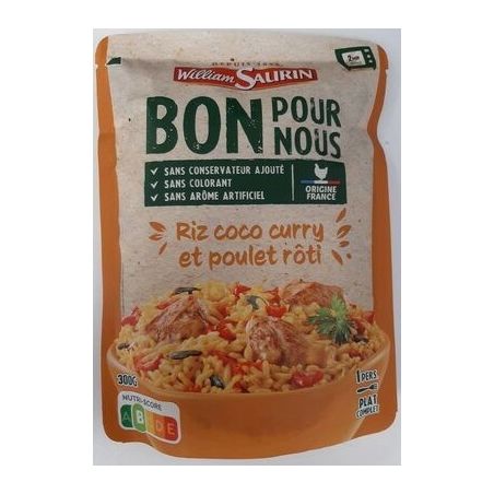 W.Saurin W.Saur Bon Riz Curry Coco 300G