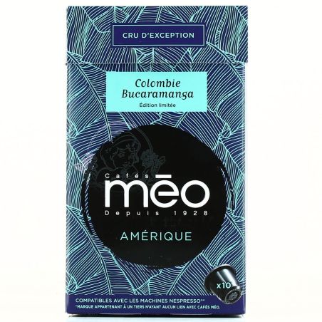 Meo 10 Capsules Cafe Moulu Grand Cru Amerique