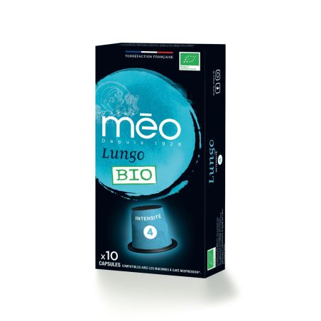 Meo Café Capsules Lungo : La Boite De 10 - 53 G