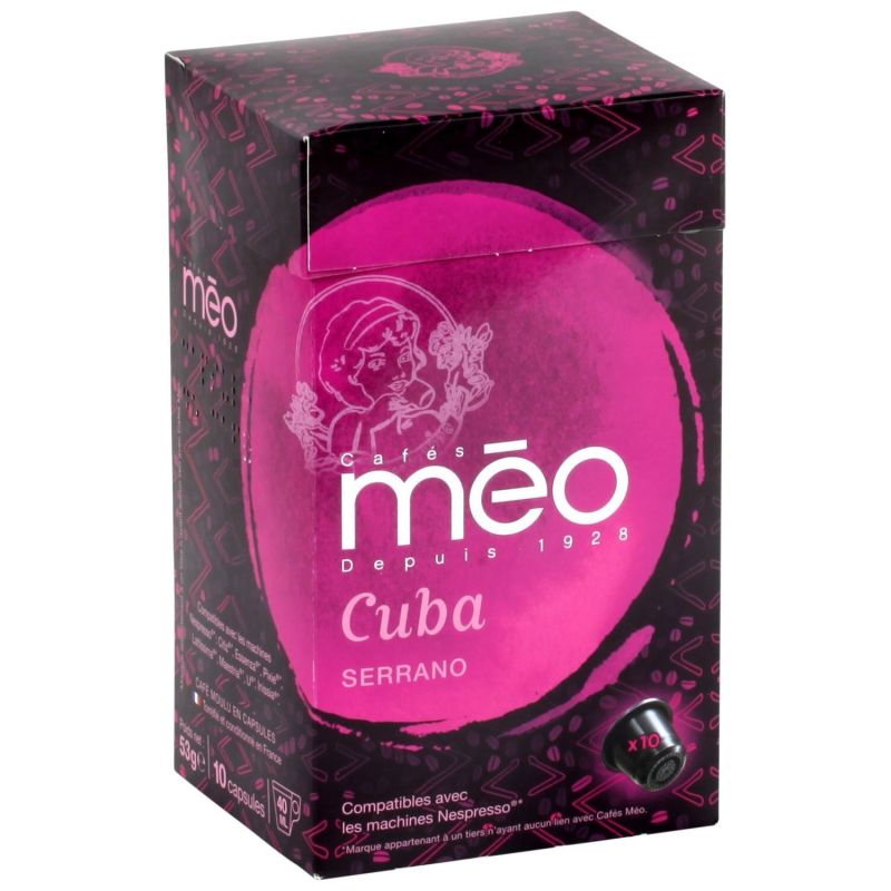 Meo Café Capsules Cuba : Les 10 - 53G