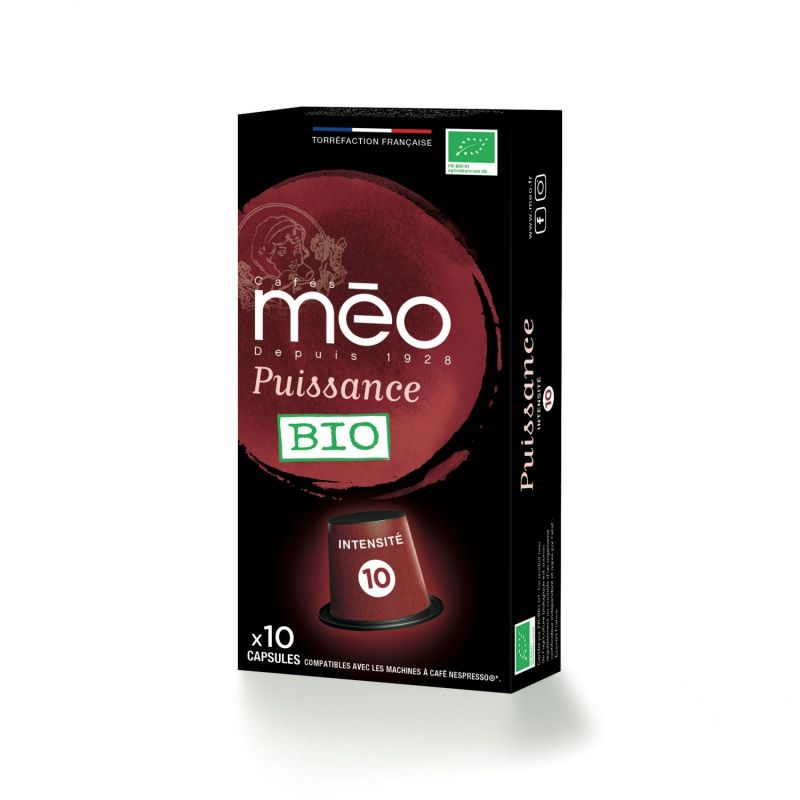 Meo Café Capsules Intensité 10 : Les - 53G