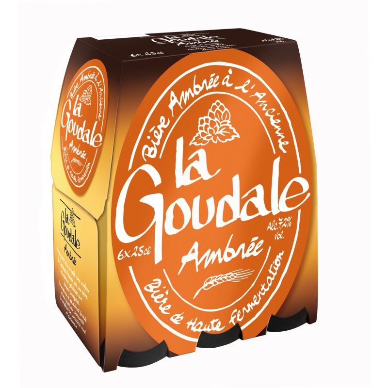 La Goudale Bière Ambrée À L'Ancienne 7,2% : Le Pack De 6 Bouteilles 25Cl