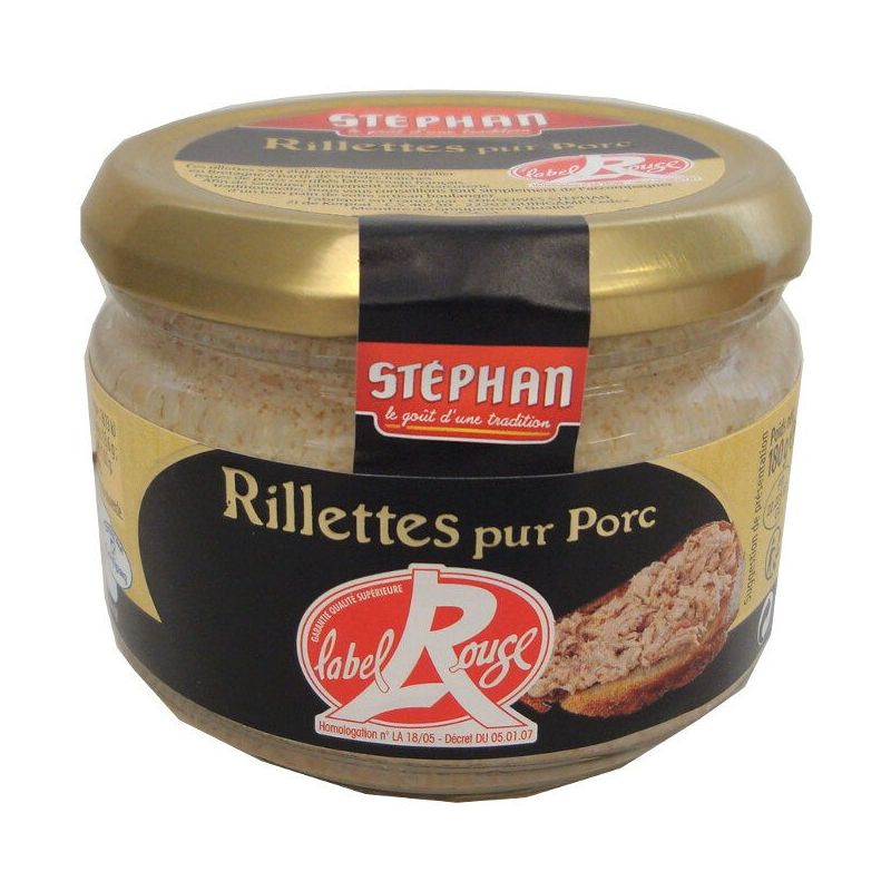 Stéphan Rillettes Pur Porc Label Rouge 180G