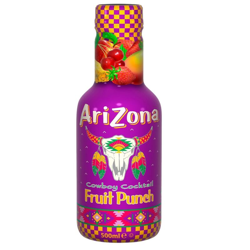 Arizona Thé Glacé Cowboy Cocktail Aromatisé Aux Fruits Bouteille 50Cl