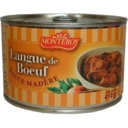 Monteroy Langue De Bœuf Sauce Madère 410G