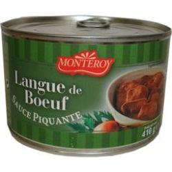 Monteroy Langue De Bœuf Sauce Piquante 410G